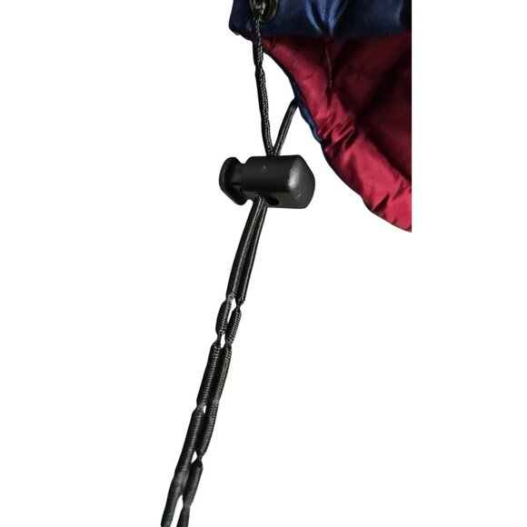 Gap Reversible Puffer Vest Blue/Red Size L Lightweight With Zipper Pockets & Dra - Picture 5 of 9